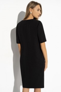Чёрное платье с карманами Charutti(фото4)
