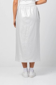 Белая длинная юбка Priz(фото4)