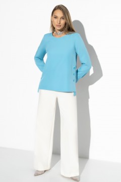 Голубая женская блузка Charutti(фото2)