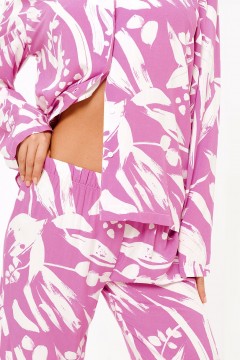 Фиолетовая пижама с брюками 0120298978 Sensera(фото4)
