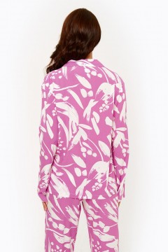 Фиолетовая пижама с брюками 0120298978 Sensera(фото5)