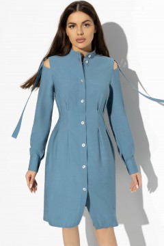 Короткое синее платье Charutti