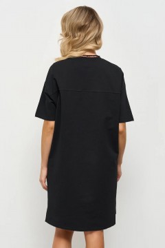Чёрное платье-футболка Jetty(фото4)