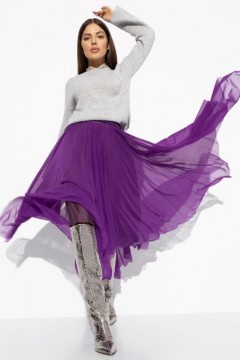 Фиолетовая юбка из сетки Charutti(фото2)