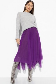 Фиолетовая юбка из сетки Charutti