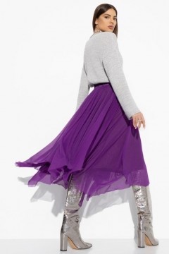 Фиолетовая юбка из сетки Charutti(фото4)