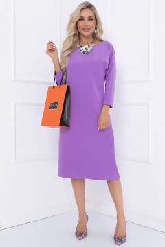 Платье фиолетовое с карманами  Bellovera(фото2)