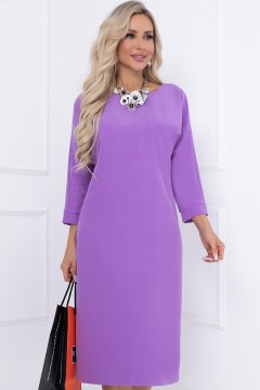 Платье фиолетовое с карманами  Bellovera