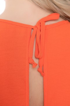 Сарафан оранжевый с разрезами по бокам Lady Taiga(фото3)