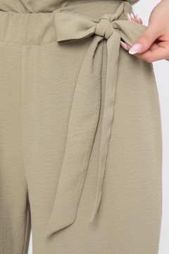 Костюм с брюками и блузкой в оливковом цвете Lady Taiga(фото3)