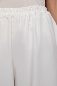 Костюм летний молочного цвета с широкими брюками Lady Taiga(фото5)