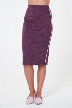 Оригинальная юбка сливового цвета Анфиса №4 Valentina(фото5)