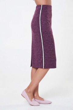 Оригинальная юбка сливового цвета Анфиса №4 Valentina(фото6)