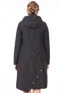 Чёрное женское пальто Dilisa(фото3)