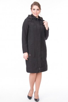 Чёрное женское пальто Dilisa(фото2)