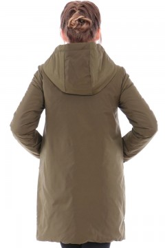 Женское пальто цвета хаки Dilisa(фото3)
