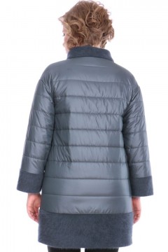 Комбинированное утеплённое пальто Dilisa(фото3)