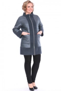 Комбинированное утеплённое пальто Dilisa(фото2)
