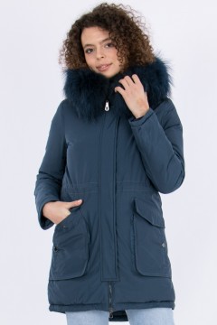 Модная женская куртка с мехом Dilisa