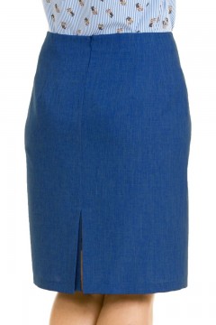 Синяя классическая юбка Venusita(фото3)
