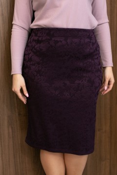 Женская юбка из жаккарда на резинке Жаккард на резинке №9 Valentina(фото3)