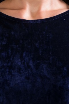 Женственная блузка синего цвета Wisell(фото3)