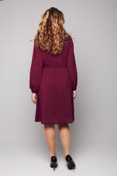 Женское платье бордового цвета Mari-line(фото3)