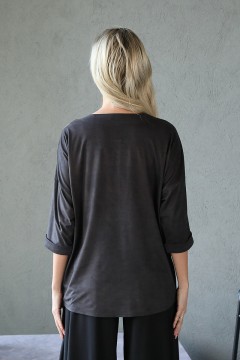 Красивая блуза со свободным рукавом Wisell(фото4)
