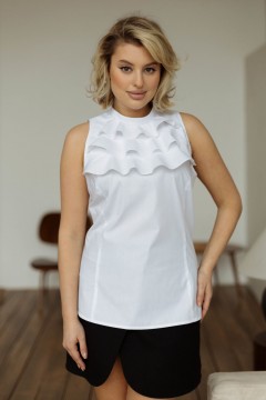 Женственная стильная блуза Фабрика белых блуз