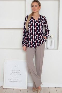 Роскошная блузка с длинными рукавами Танита №1 Valentina