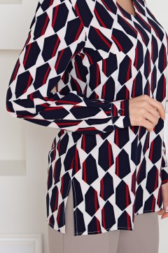 Роскошная блузка с длинными рукавами Танита №1 Valentina(фото3)