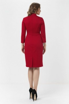 Тёмно-красное женское платье Mariko(фото3)