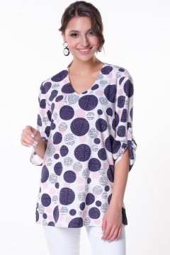 Свободная блуза из лёгкой блузочной ткани Келли №2 Valentina