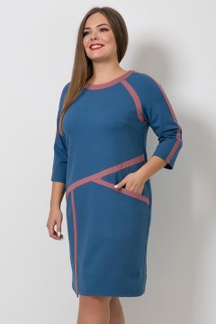 Женское комбинированное платье Modellos(фото4)