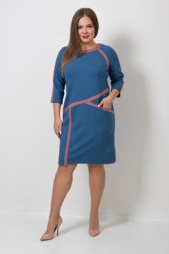 Женское комбинированное платье Modellos(фото2)