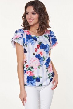 Красивая блуза с принтом Мелисса №41 Valentina