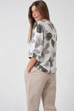 Модная блузка прямого силуэта Fly(фото3)