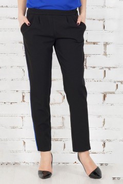 Чёрные брюки с яркими лампасами Ajour(фото4)