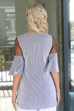 Элегантная блузка с укороченными рукавами Wisell(фото5)