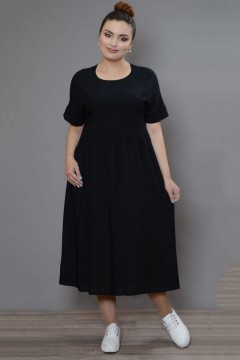 Практичное чёрное платье Avigal(фото2)
