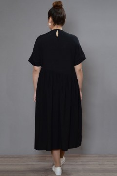 Практичное чёрное платье Avigal(фото3)