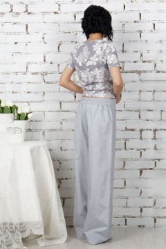 Однотонные брюки-кимоно Ajour(фото3)