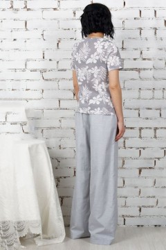 Однотонные брюки-кимоно Ajour(фото2)