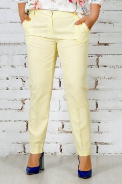 Летние брюки лимонного оттенка Malina(фото3)