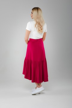 Однотонная стильная юбка Mari-line(фото3)