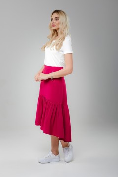 Однотонная стильная юбка Mari-line(фото2)
