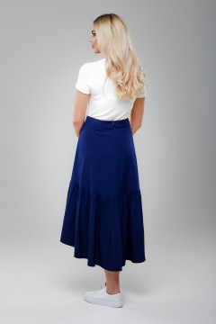 Модная однотонная юбка Mari-line(фото3)