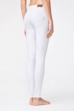 Белые зауженные джинсы 44 размера Conte Elegant Jeans(фото2)