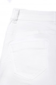 Белые зауженные джинсы 44 размера Conte Elegant Jeans(фото5)