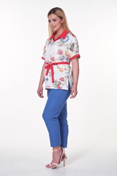 Красивая комфортная блузка Динара №1 Valentina(фото3)